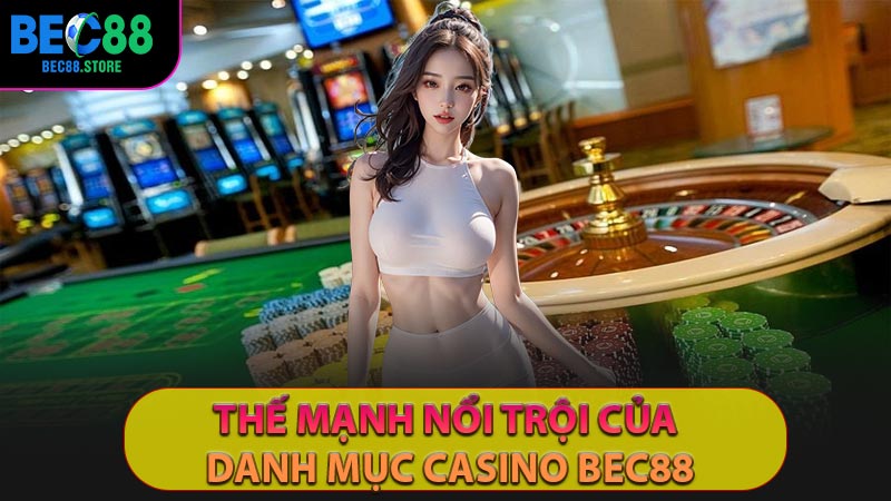 Thế mạnh nổi trội của danh mục Casino BEC88
